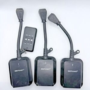 Defiant Wireless Indoor/Outdoor 3 Receiver Remote Control Landscape Lighting Kit